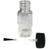 Glass Bottle with Brush Applicator, 1/2 oz redirect to product page